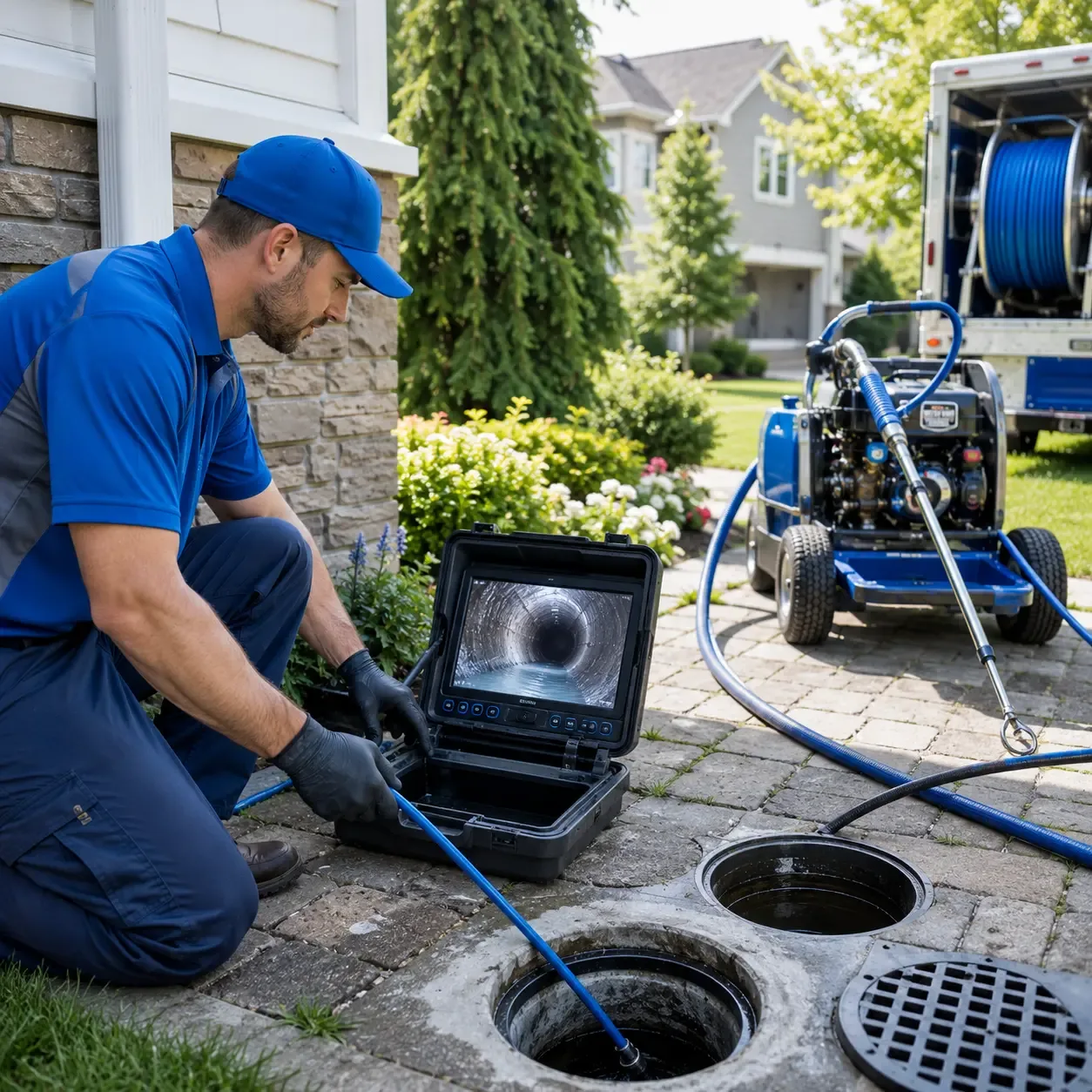 Outdoor drain cleaning professionals serving South Range, MI