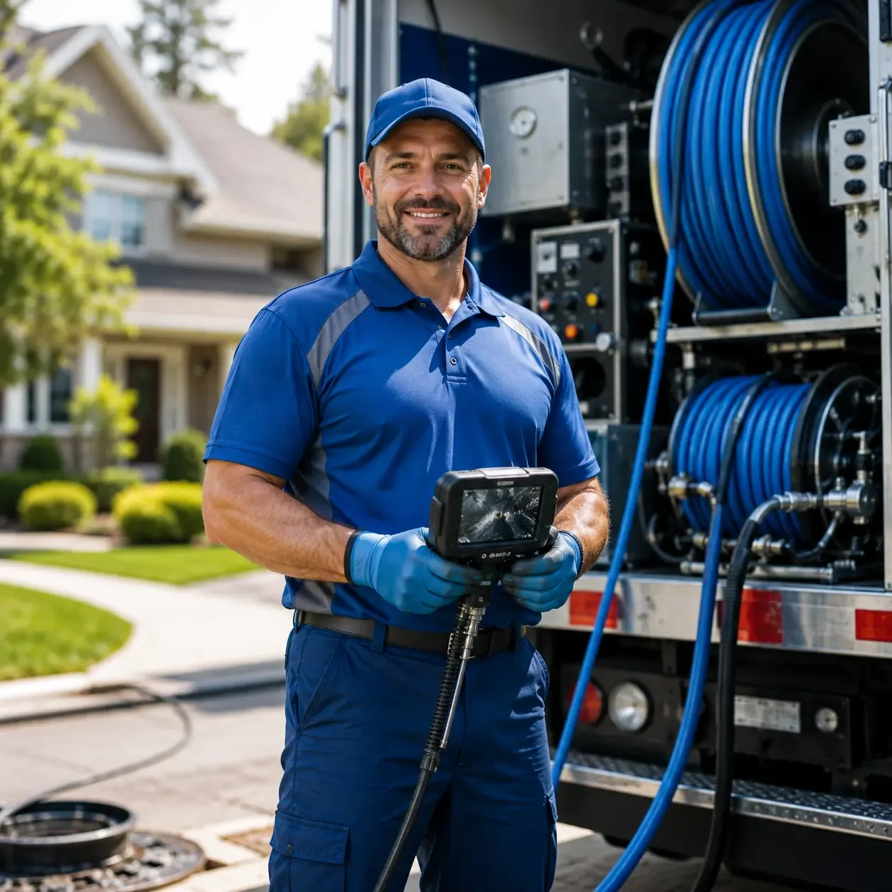 Local outdoor drain cleaning specialists in South Range, MI